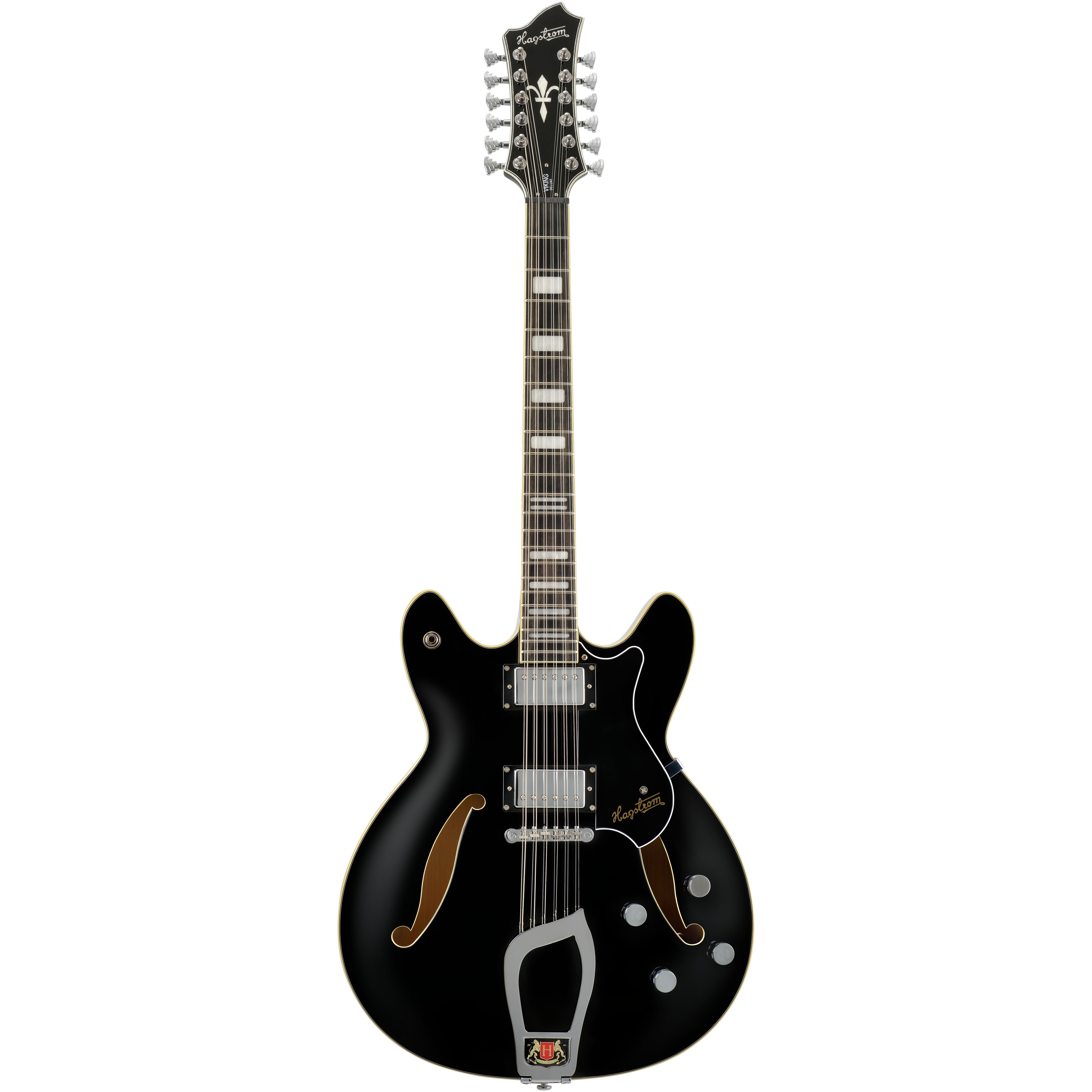 Hagstrom Viking Deluxe 12 String - Black
