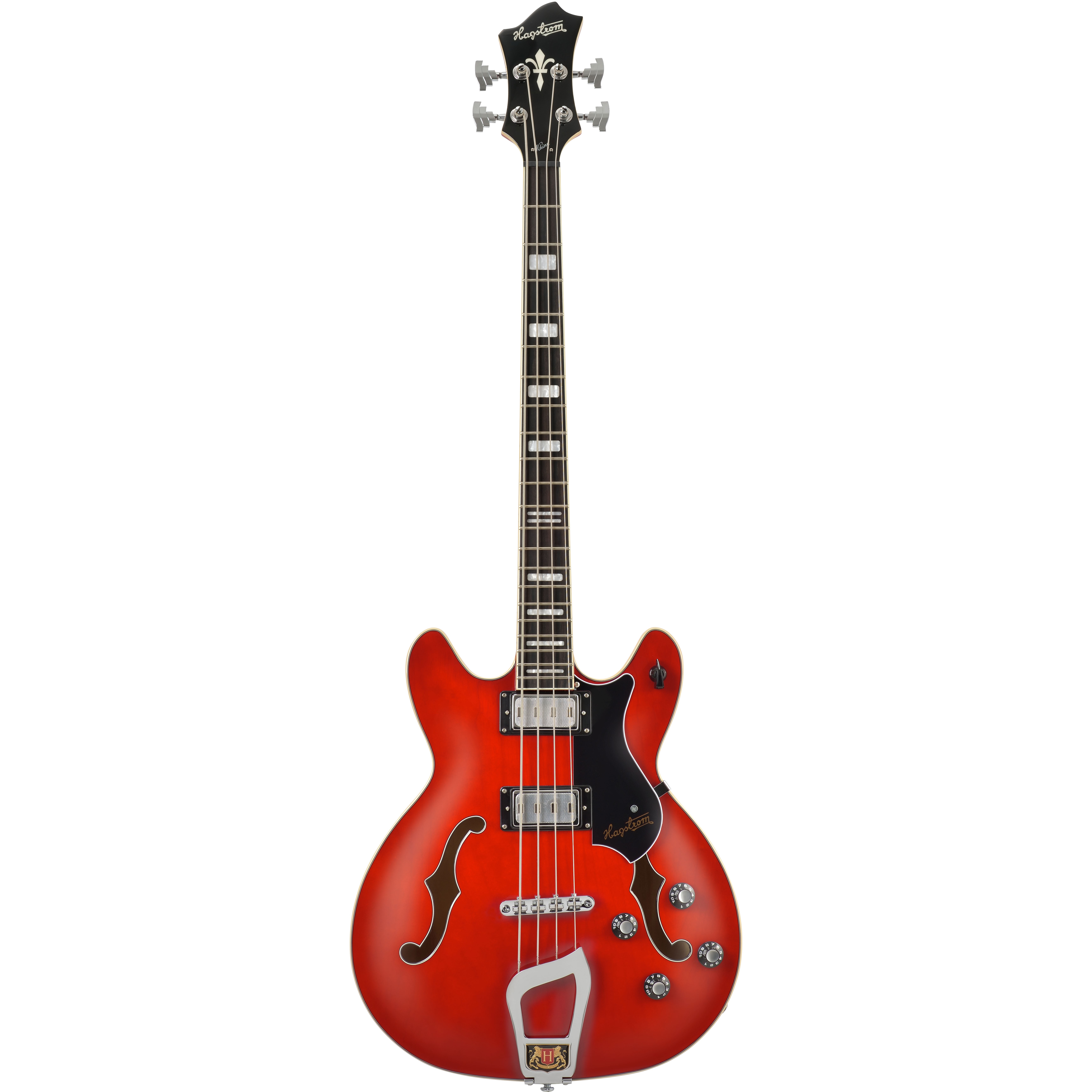 Hagstrom Viking Bass - Cherry Transparent