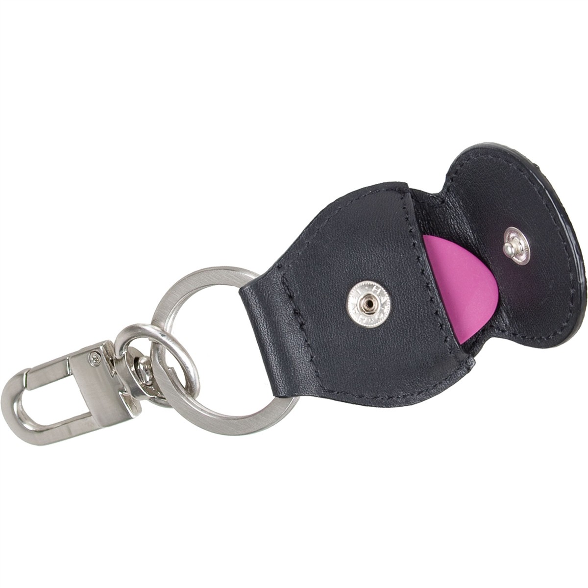 Protec AirTag® / Guitar Pick Key Ring - Black (L2)
