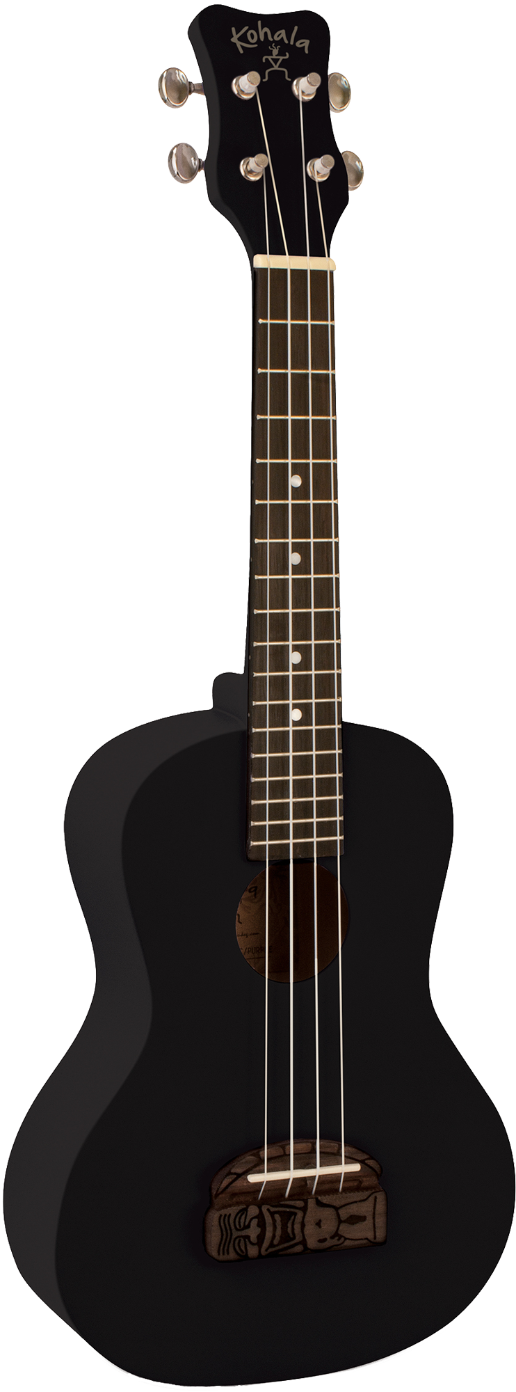 Kohala Tiki KT-CBK Black Concert Ukulele