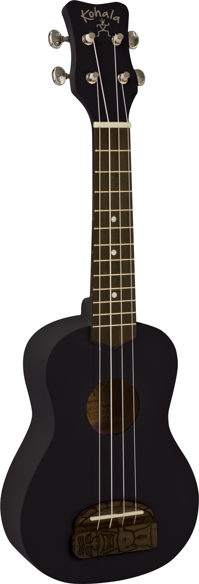 Kohala Tiki KT-SBK Black Soprano Ukulele