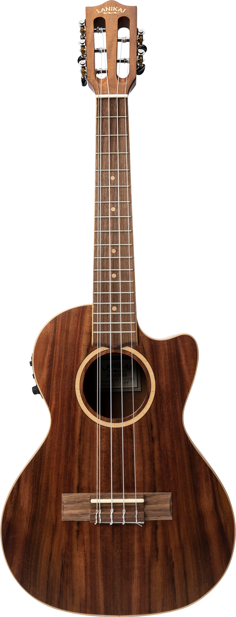 Lanikai Acacia Solid Top ACST-5CET 5-String Tenor Ukulele    