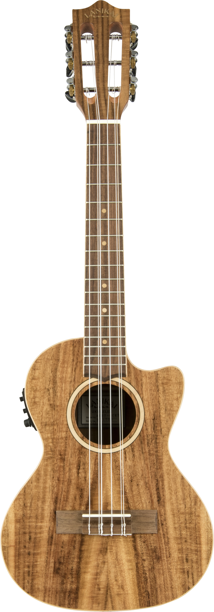 Lanikai Acacia Solid Top ACST-6CET 6-String Tenor Ukulele   