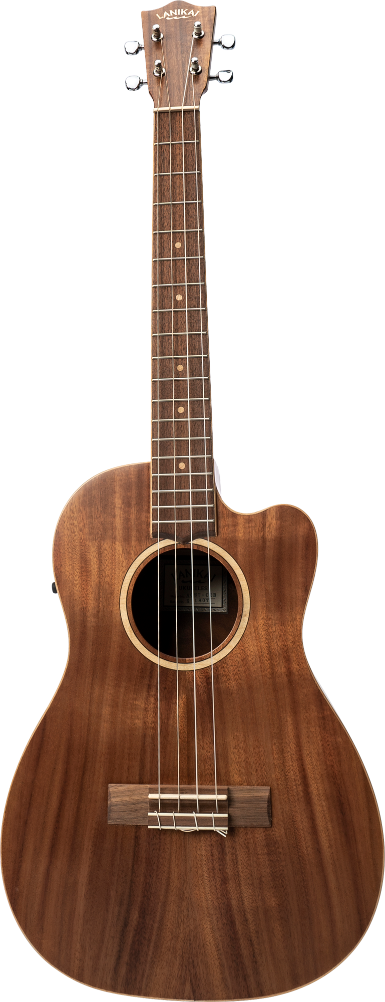 Lanikai Acacia Solid Top ACST-CEB Electric Bartione Ukulele    