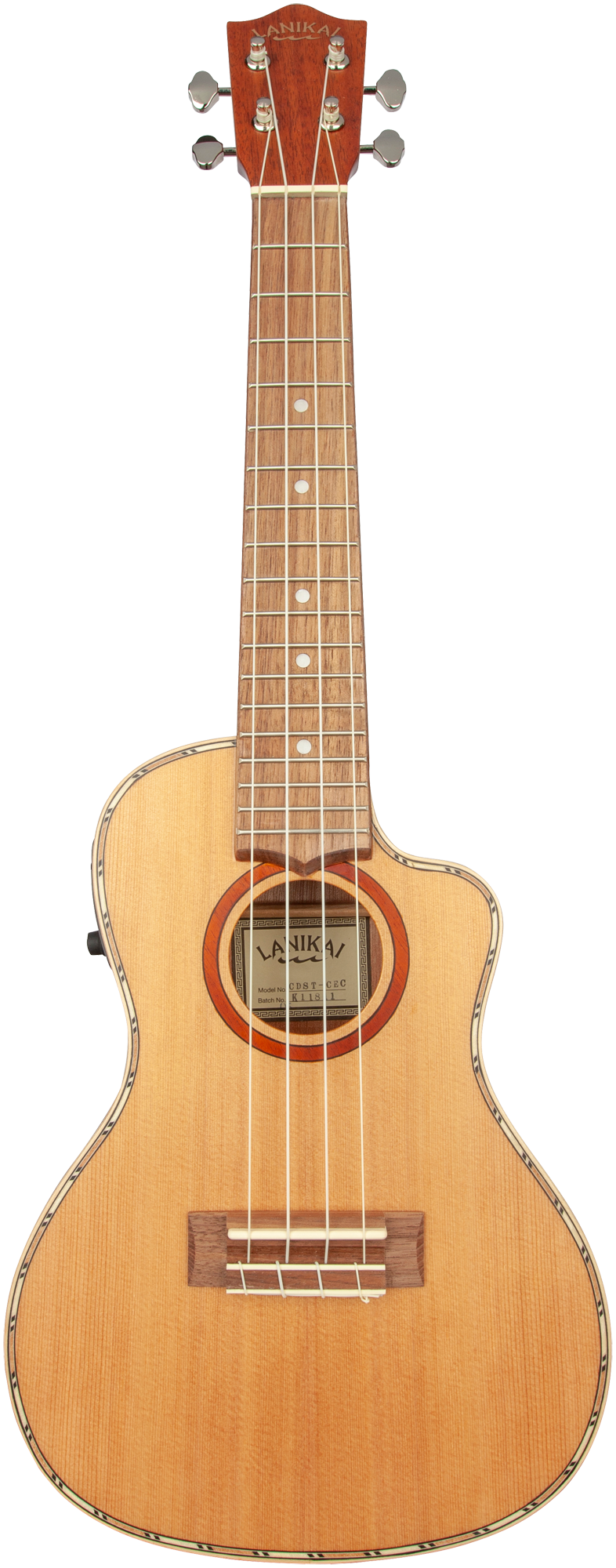 Lanikai Cedar Solid Top CDST-CEC Electric Concert Ukulele