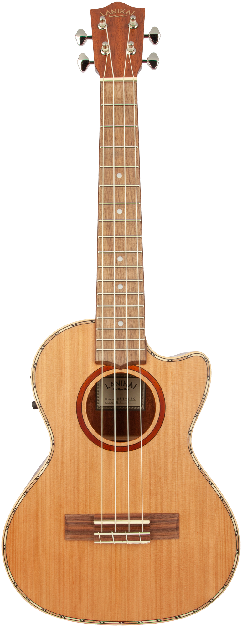 Lanikai Cedar Solid Top CDST-CET Electric Tenor Ukulele