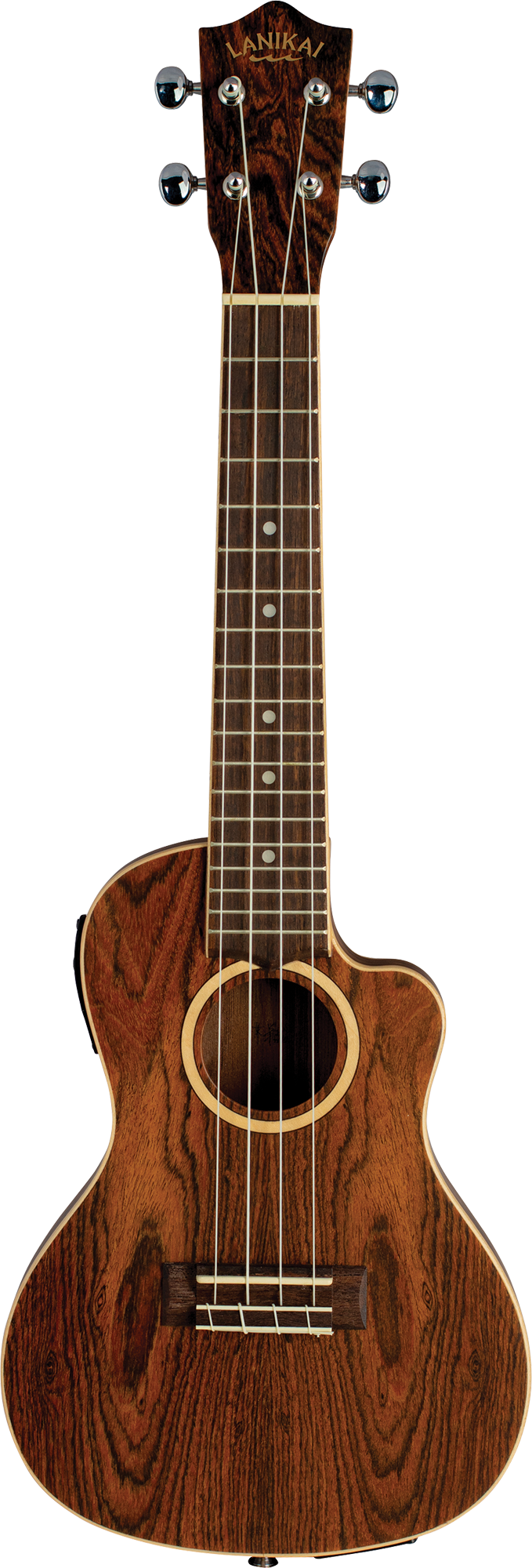 Lanikai Figured Bocote FB-CETC Thin Electric Concert Ukulele
