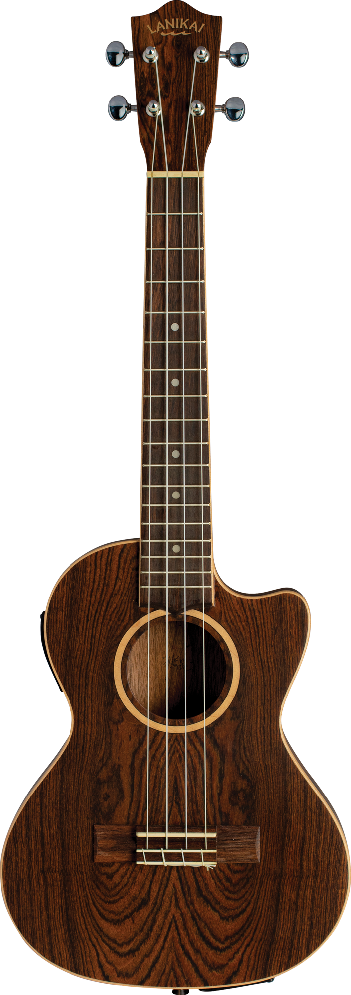 Lanikai Figured Bocote FB-CETT Thin Electric Tenor Ukulele