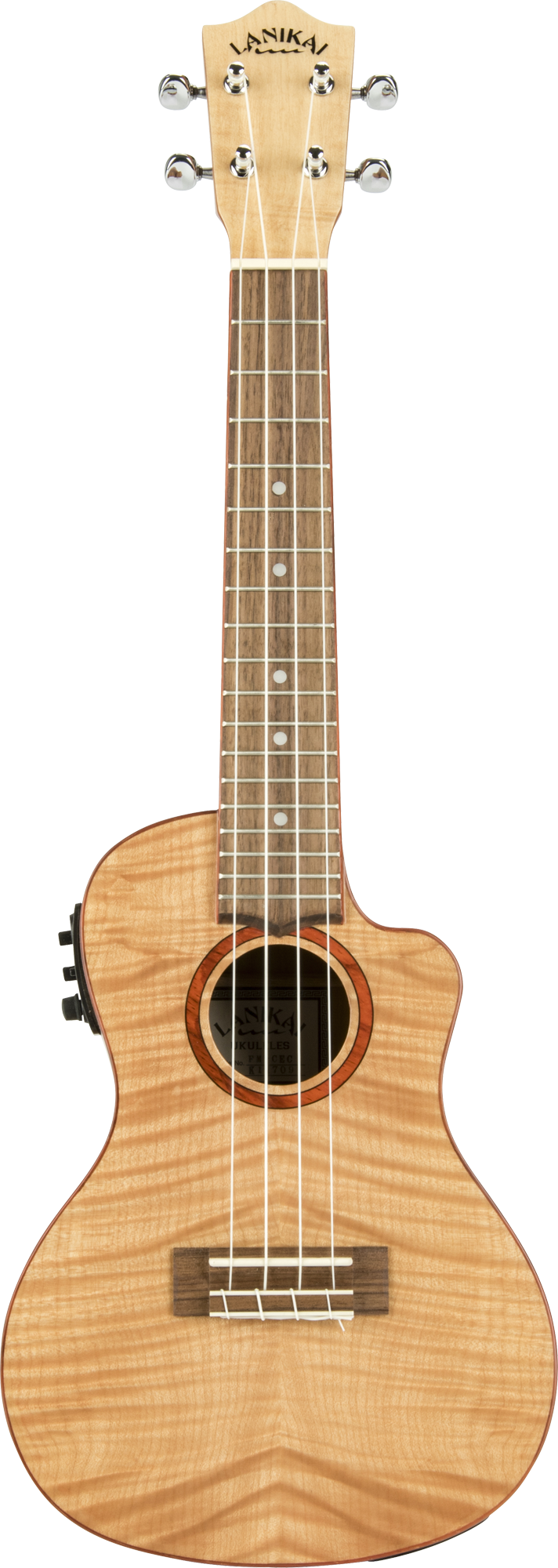 Lanikai Flame Maple FM-CEC Electric Concert Ukulele
