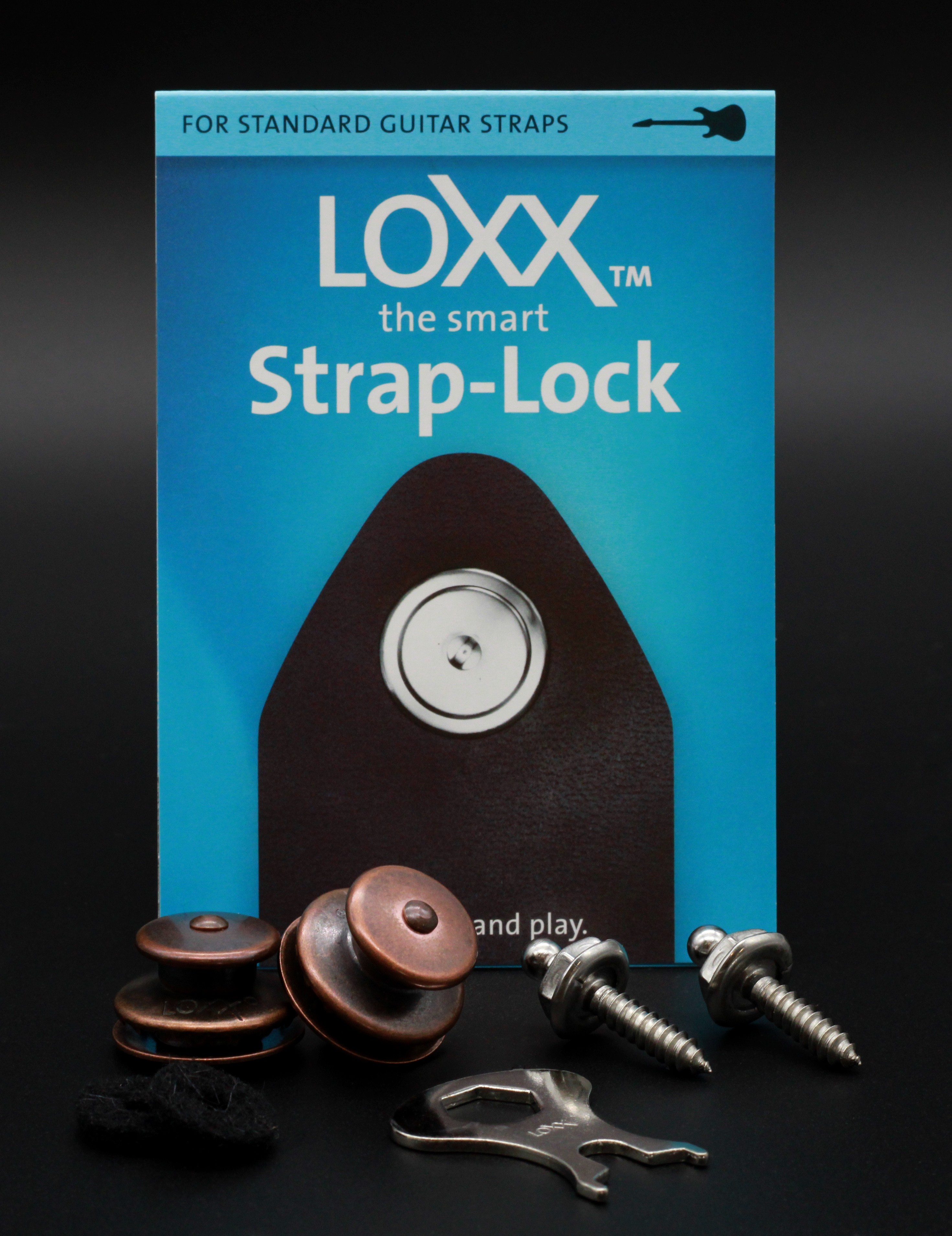Loxx Music Box Standard Strap Locks - Vintage Copper