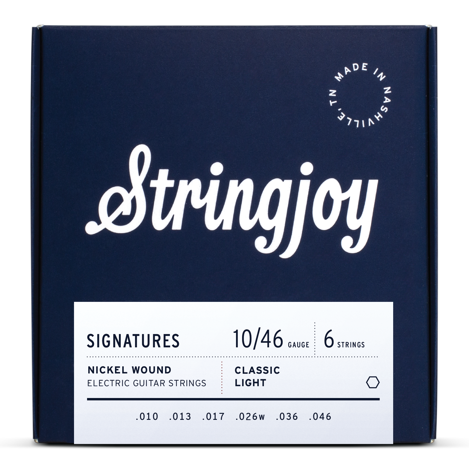 Stringjoy Signatures | Classic Light Gauge (10-46) Nickel Wound Electric Guitar Strings