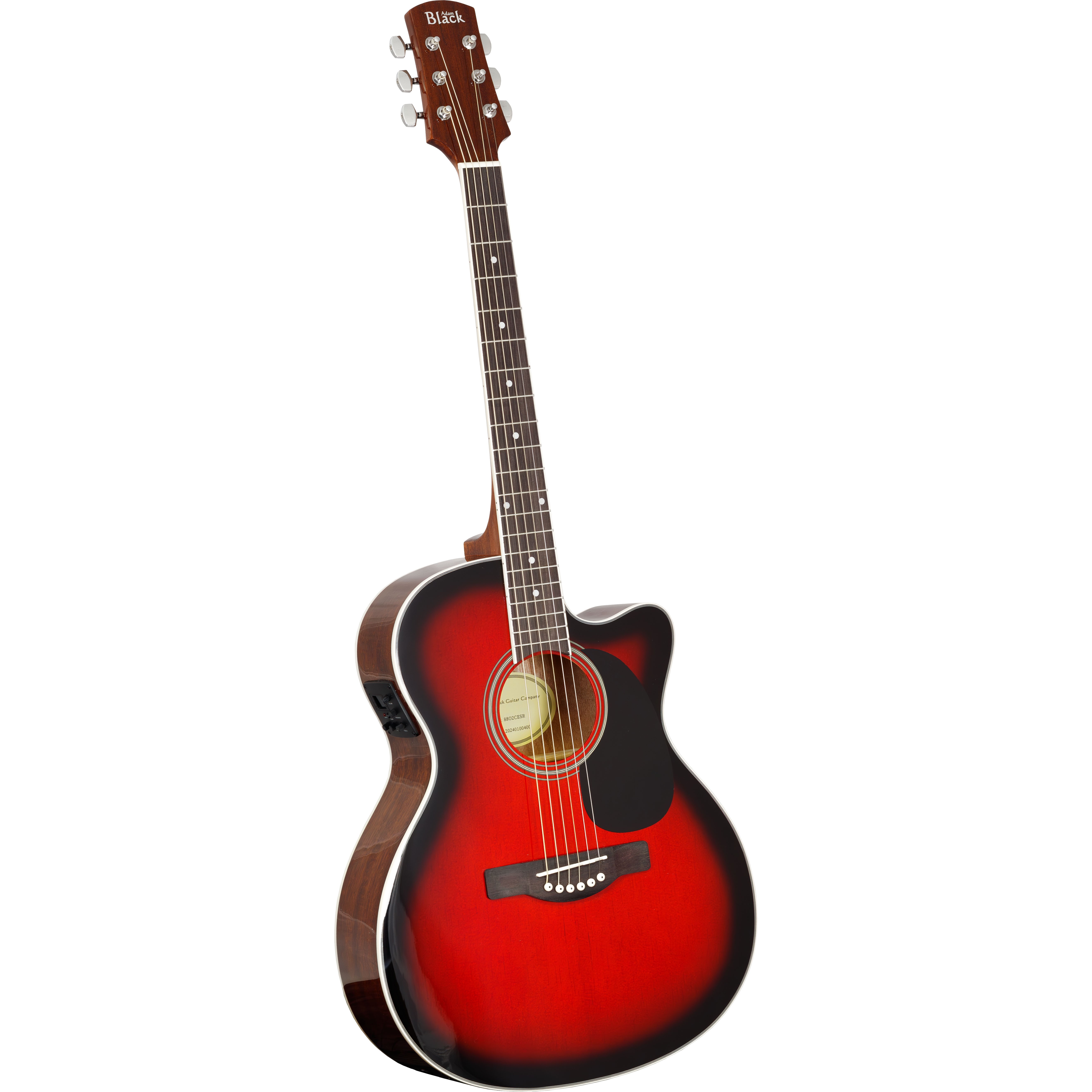 Adam Black O-2CE - Trans Red Burst