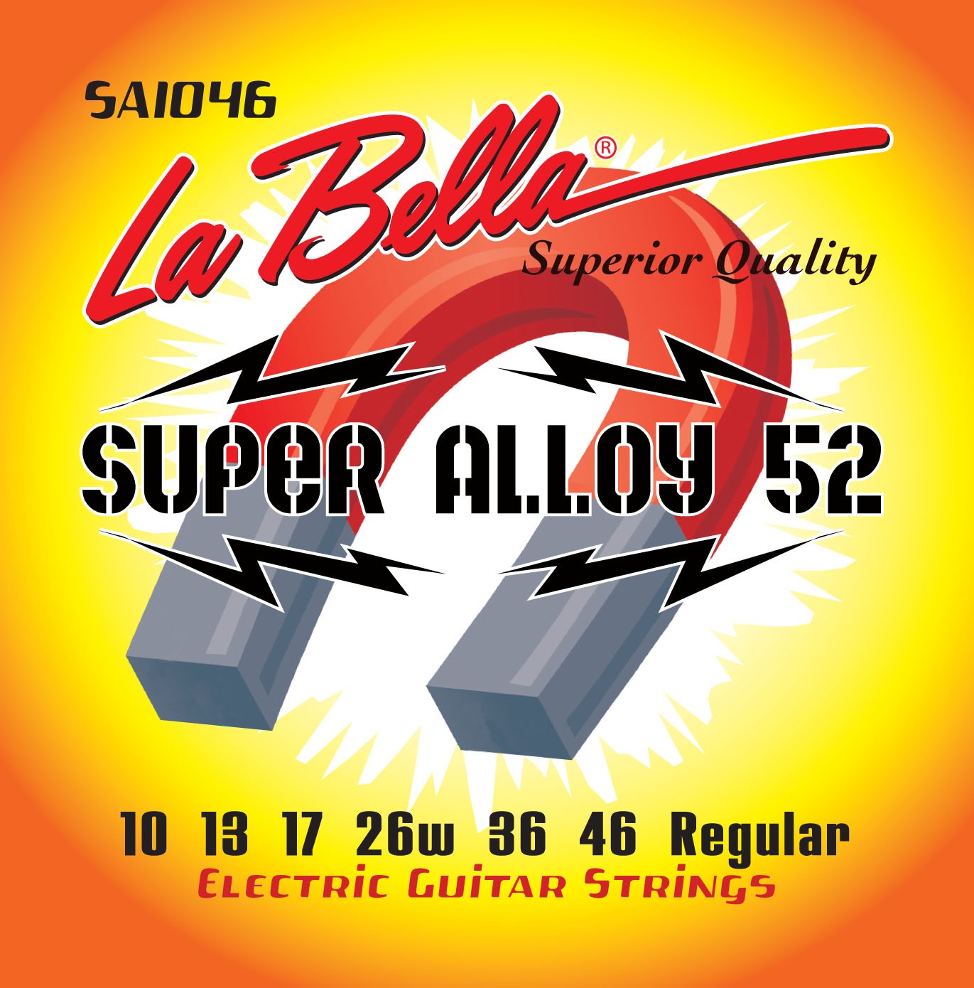 La Bella Electric Guitar Strings - Super Alloy 52