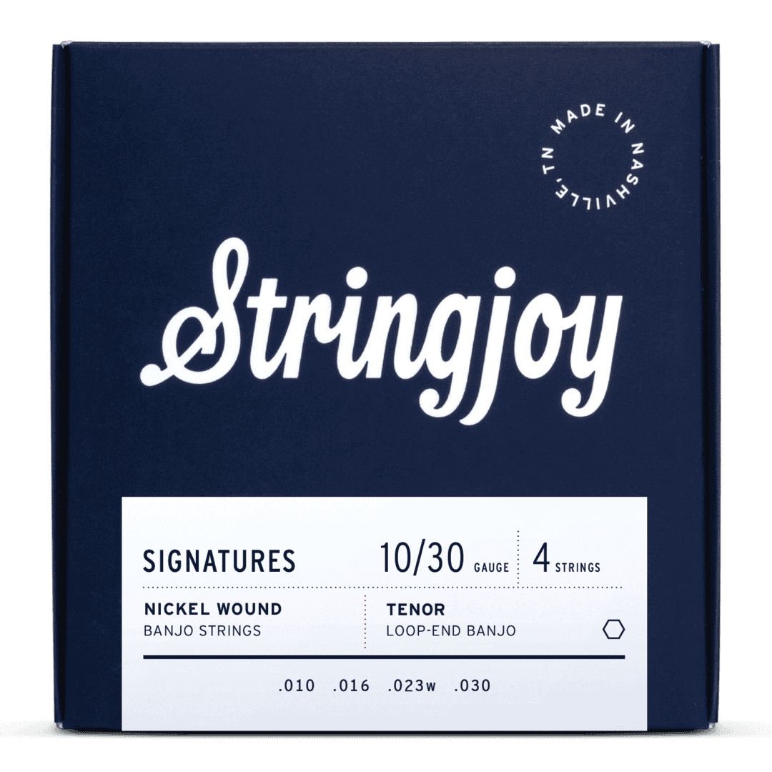 Stringjoy Signatures | Tenor Banjo (10-30) Nickel Wound 4-String Banjo Strings