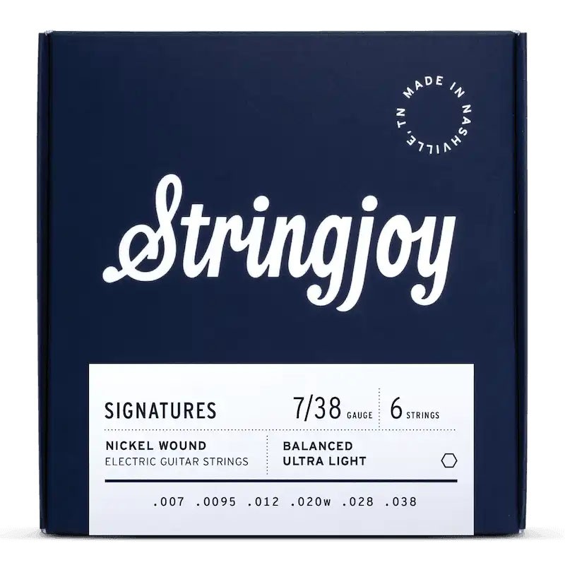 Stringjoy Signatures | Balanced Ultra Light (7-38) - Nickel Wound Electric Guitar Strings