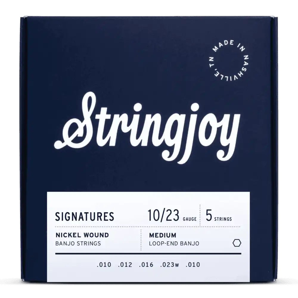 Stringjoy Signatures | Medium Gauge (10-23) 5 String Nickel Wound Banjo Strings