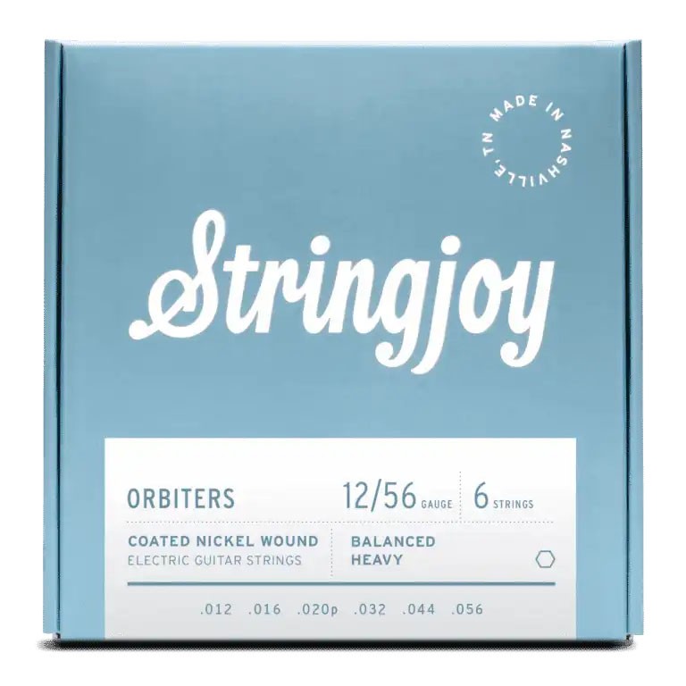 Stringjoy Orbiters | Balanced Heavy Gauge (12-56) Coated Nickel Electric Guitar Strings