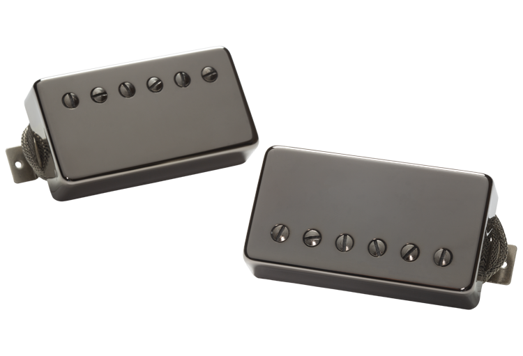 Seymour Duncan Alnico II Pro Slash Humbucker APH-2S Set - Black Nickel Covers