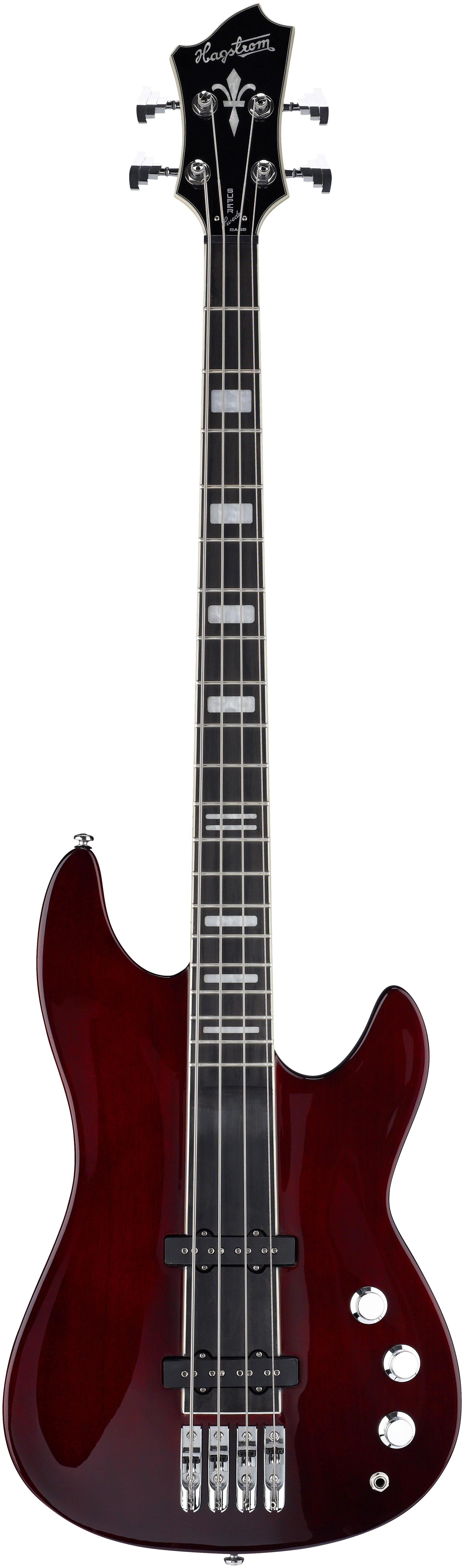 Hagstrom Super Swede Bass - Natural Mahogany Gloss