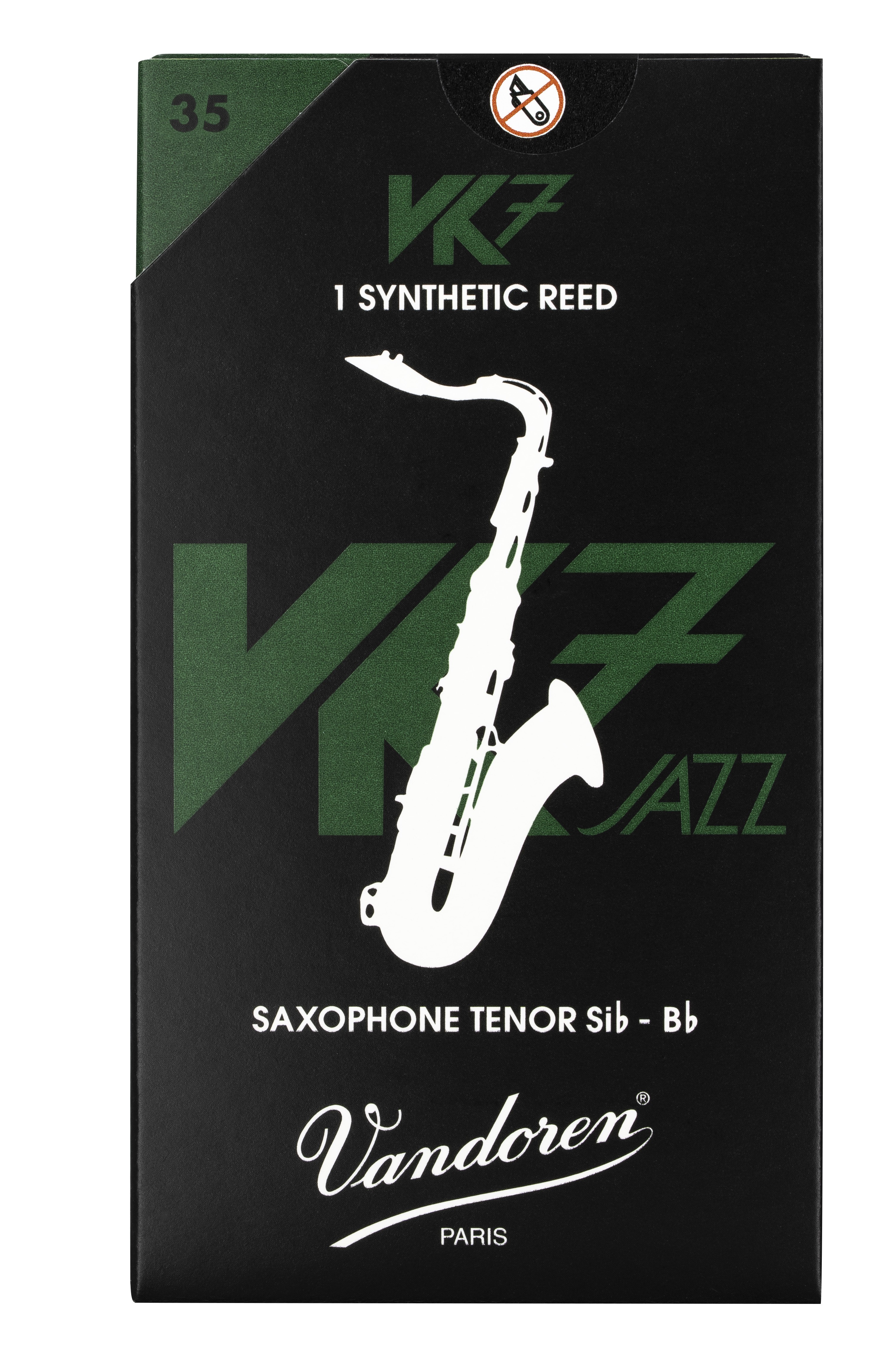 Vandoren Synthetic VK7 Jazz Tenor Saxophone Reed - Strength 35      