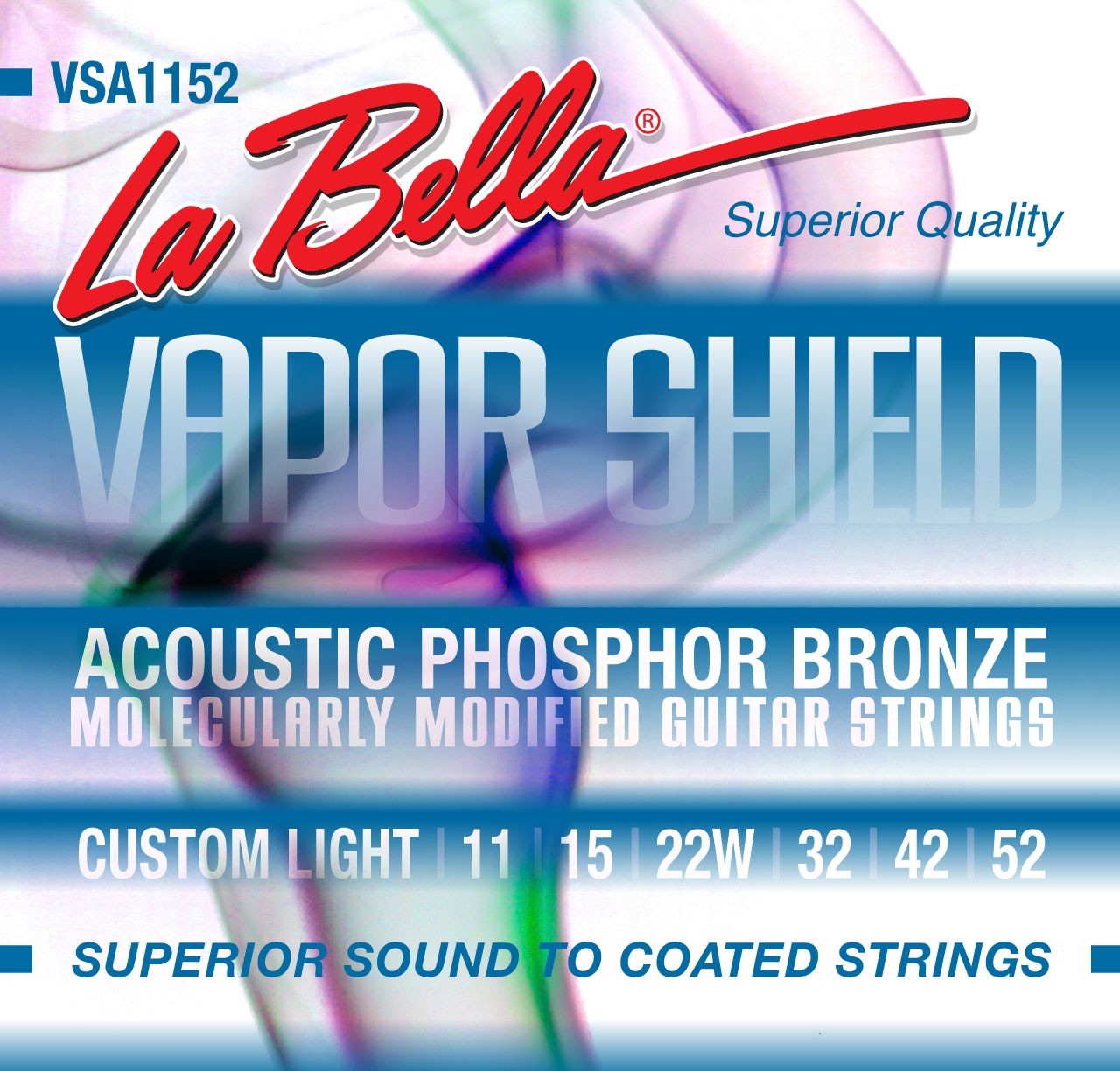 La Bella Acoustic Guitar Strings - Vapor Shield Series