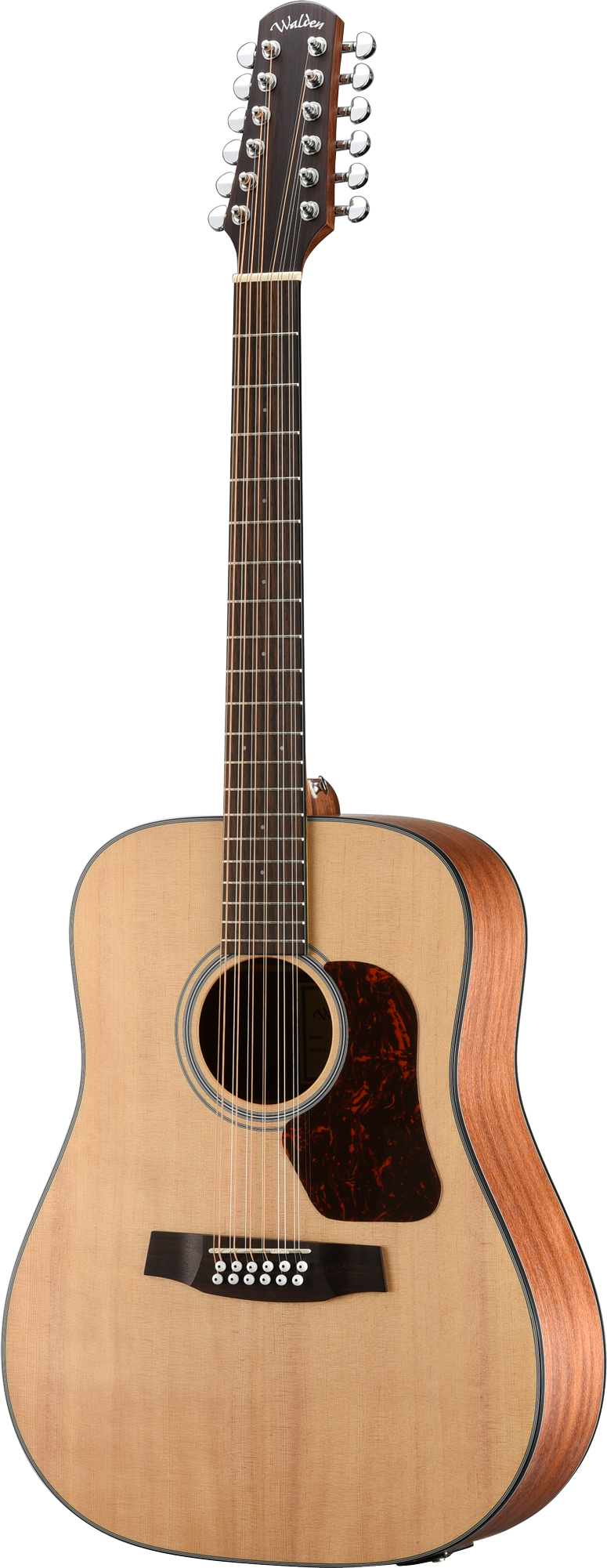 Walden D552EW Natura Solid Spruce Top 12-String Dreadnought Acoustic-Electric - Open Pore Satin