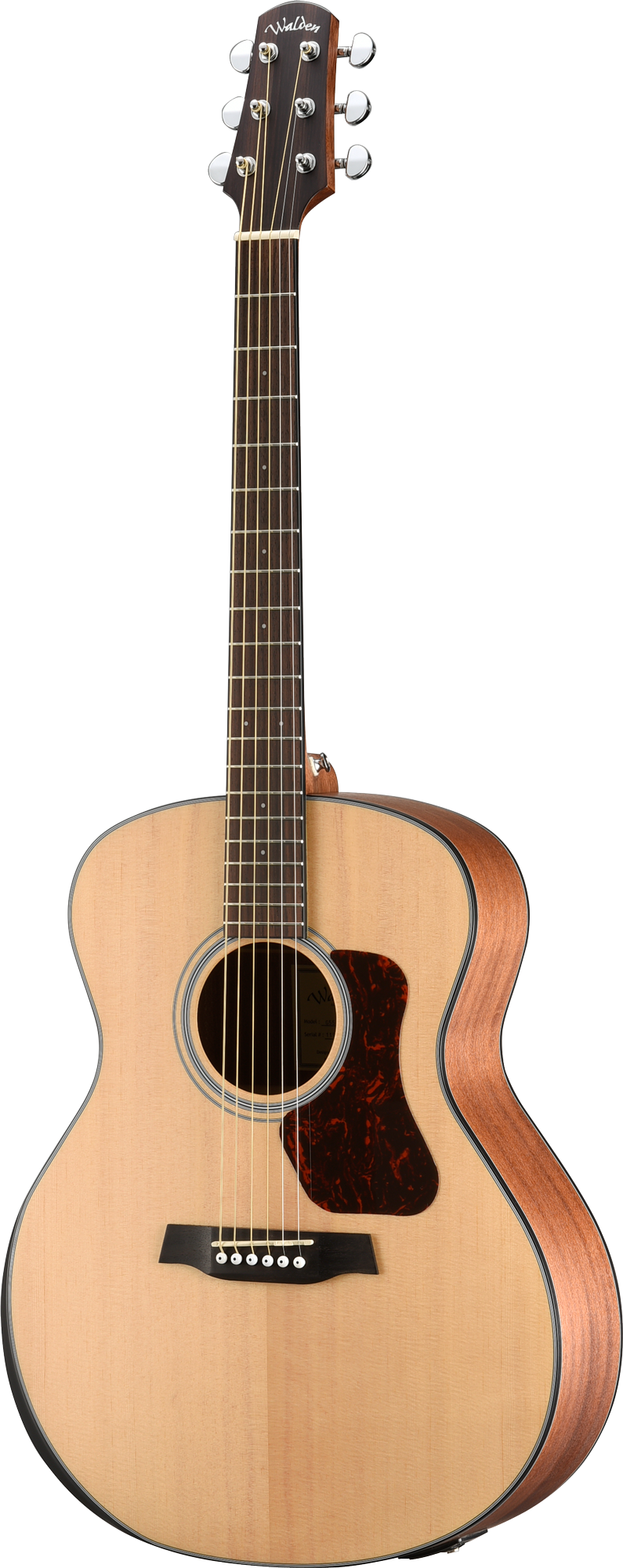 Walden G550REW Natura Solid Spruce Top Armrest Grand Auditorium Acoustic-Electric - Open Pore Satin