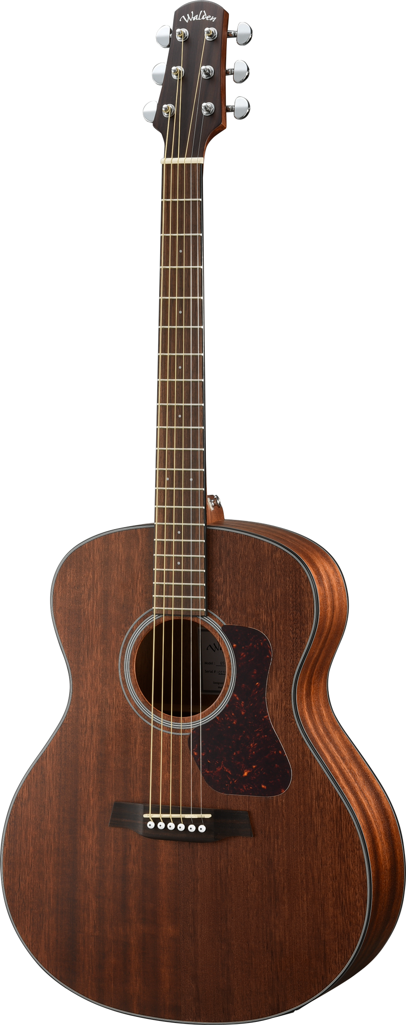 Walden G551EW Natura Solid Mahogany Top Grand Auditorium Acoustic-Electric - Open Pore Satin