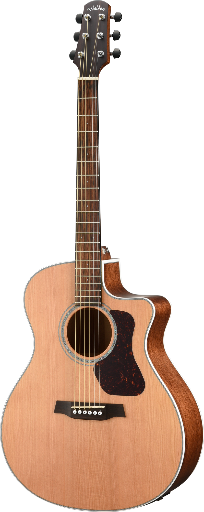 Walden G770CEW Natura All-Solid Cedar-Mahogany Grand Auditorium Acoustic Cutaway-Electric - Satin