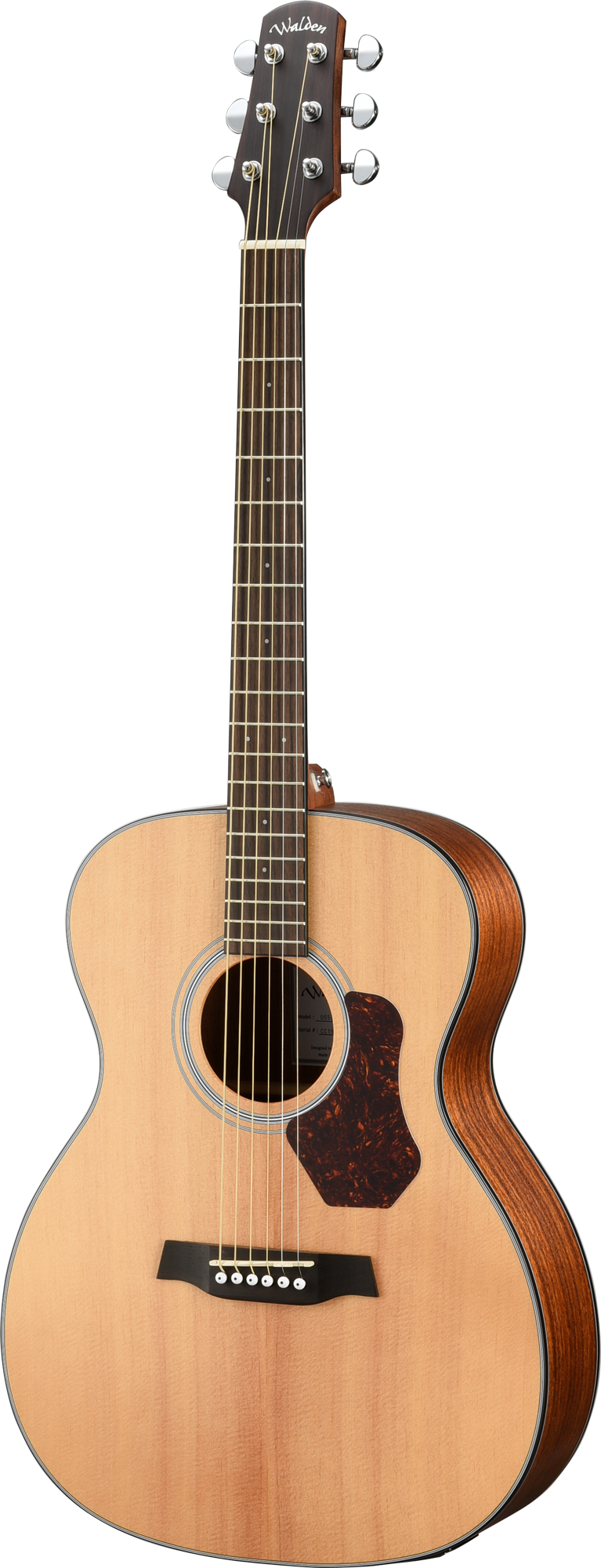 Walden O550EW Natura Solid Spruce Top Orchestra Acoustic-Electric - Open Pore Satin