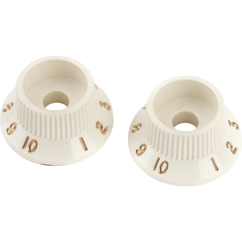 Fender Stratocaster S-1™ Switch Knobs, Parchment (2)