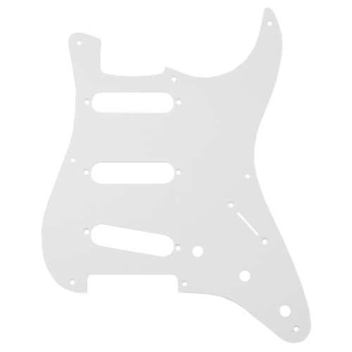 Fender Pure Vintage Pickguard, '56/'59 Stratocaster, 8-Hole Mount, Eggshell, 1-Ply