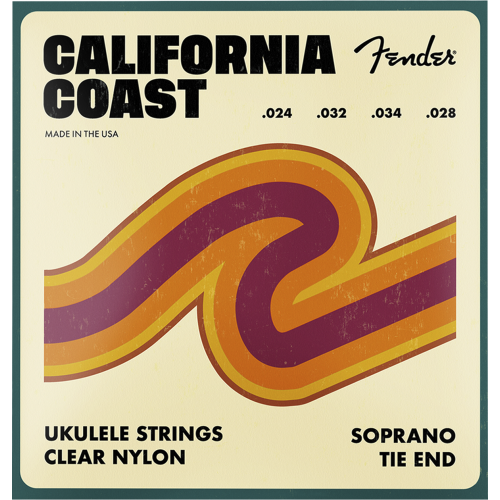 Fender California Coast Soprano Ukulele Strings