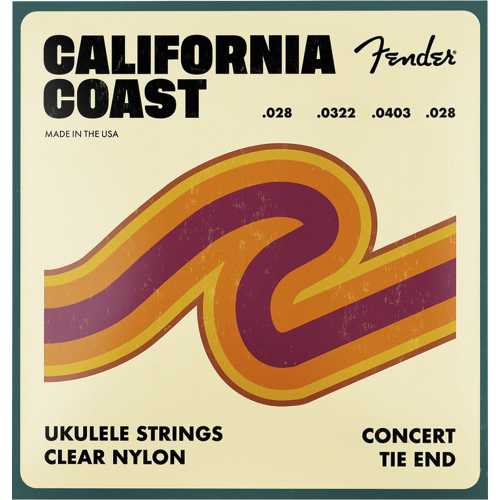 Fender California Coast Concert Ukulele Strings