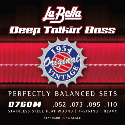 La Bella Bass Guitar Strings - Original 1954 Style Deep Talkin' Bass Series