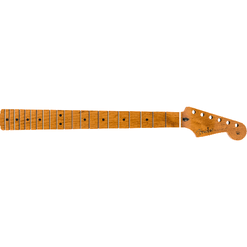Fender Roasted Maple Stratocaster Neck, 21 Narrow Tall Frets, 9.5", Maple, C Shape