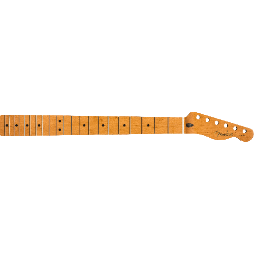 Fender Roasted Maple Telecaster Neck, 21 Narrow Tall Frets, 9.5", Maple, C Shape