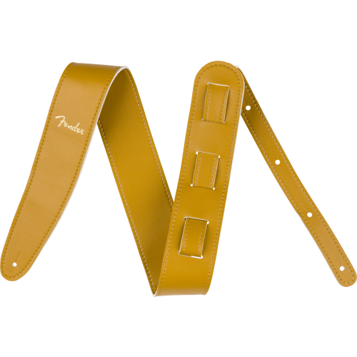 Fender Vegan Leather Strap, Butterscotch, 2.5", Microfiber