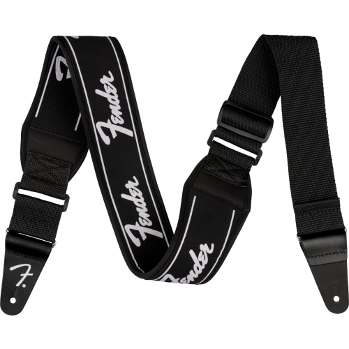 Fender Swell Neoprene Logo Strap, Running Logo, 2.5"