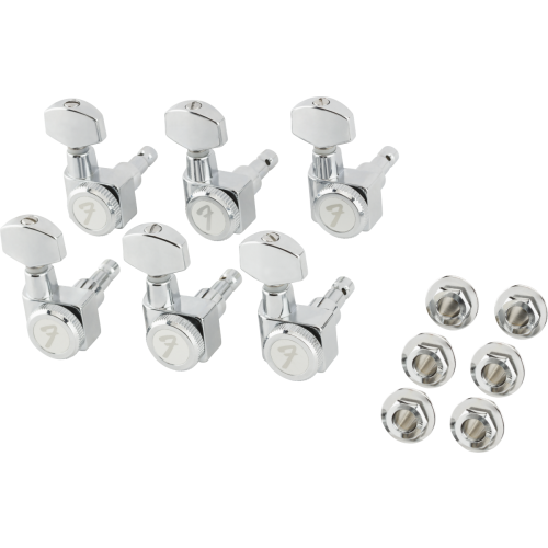 Fender Locking Machine Head Set, Short - Chrome