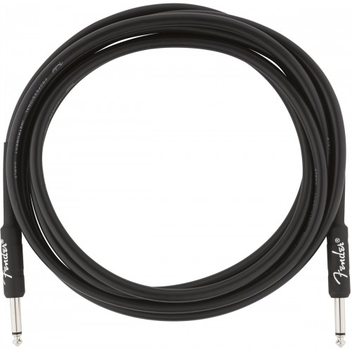 Fender Professional Series Instrument Cable, Straight/Straight, 10', Black