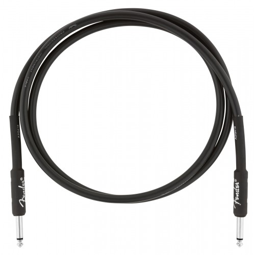 Fender Professional Series Instrument Cable, Straight/Straight, 5', Black