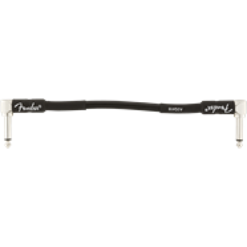 Fender Professional Series Instrument Cables, Angle/Angle, 6", Black (Bowl of 20)