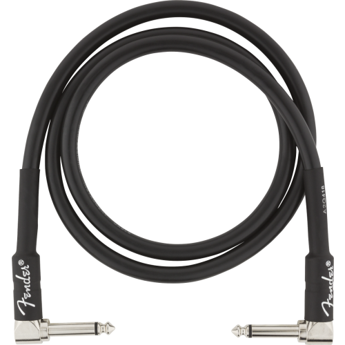 Fender Professional Series Instrument Cable, Angle/Angle, 3', Black