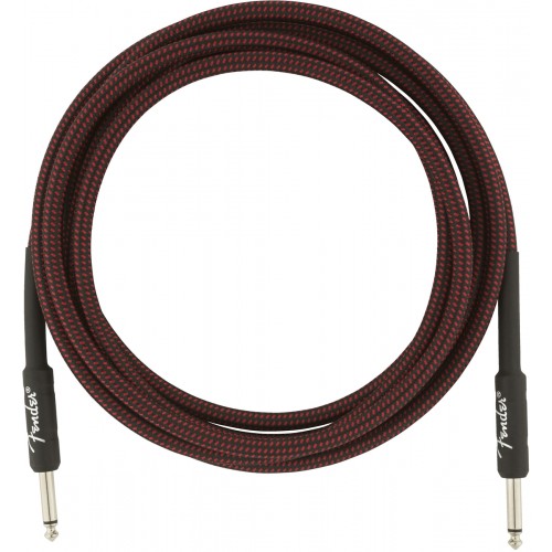 Fender Professional Series Instrument Cables, 10', Red Tweed