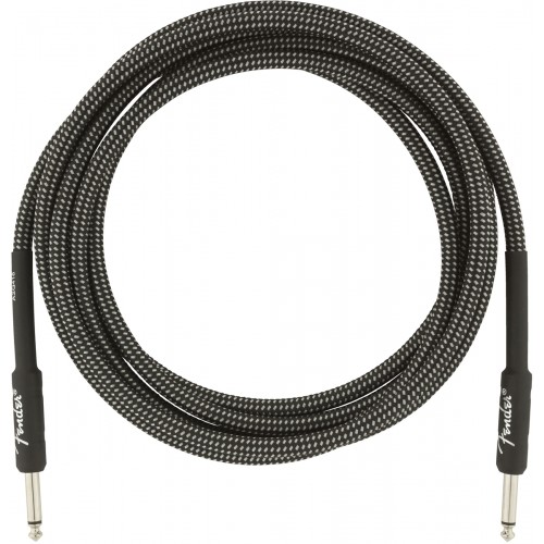 Fender Professional Series Tweed Instrument Cables, 10', Gray Tweed