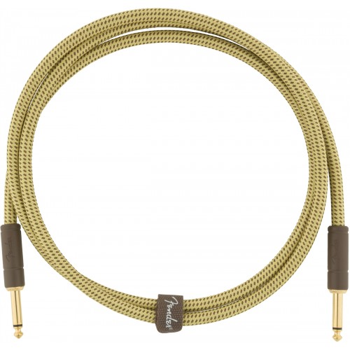 Fender Deluxe Series Instruments Cable, Straight/Straight, 5', Tweed