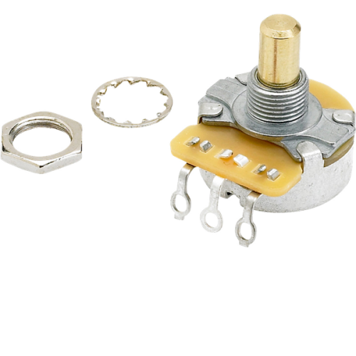 Fender Pure Vintage 250K Solid Shaft Potentiometer with Mounting Hardware