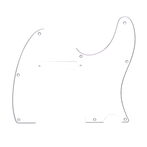 Fender Pickguard for Telecaster, 8-Hole Mount, White, 3-Ply