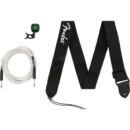 Fender Accessories Bundle Pack (Cable, Tuner, Strap)